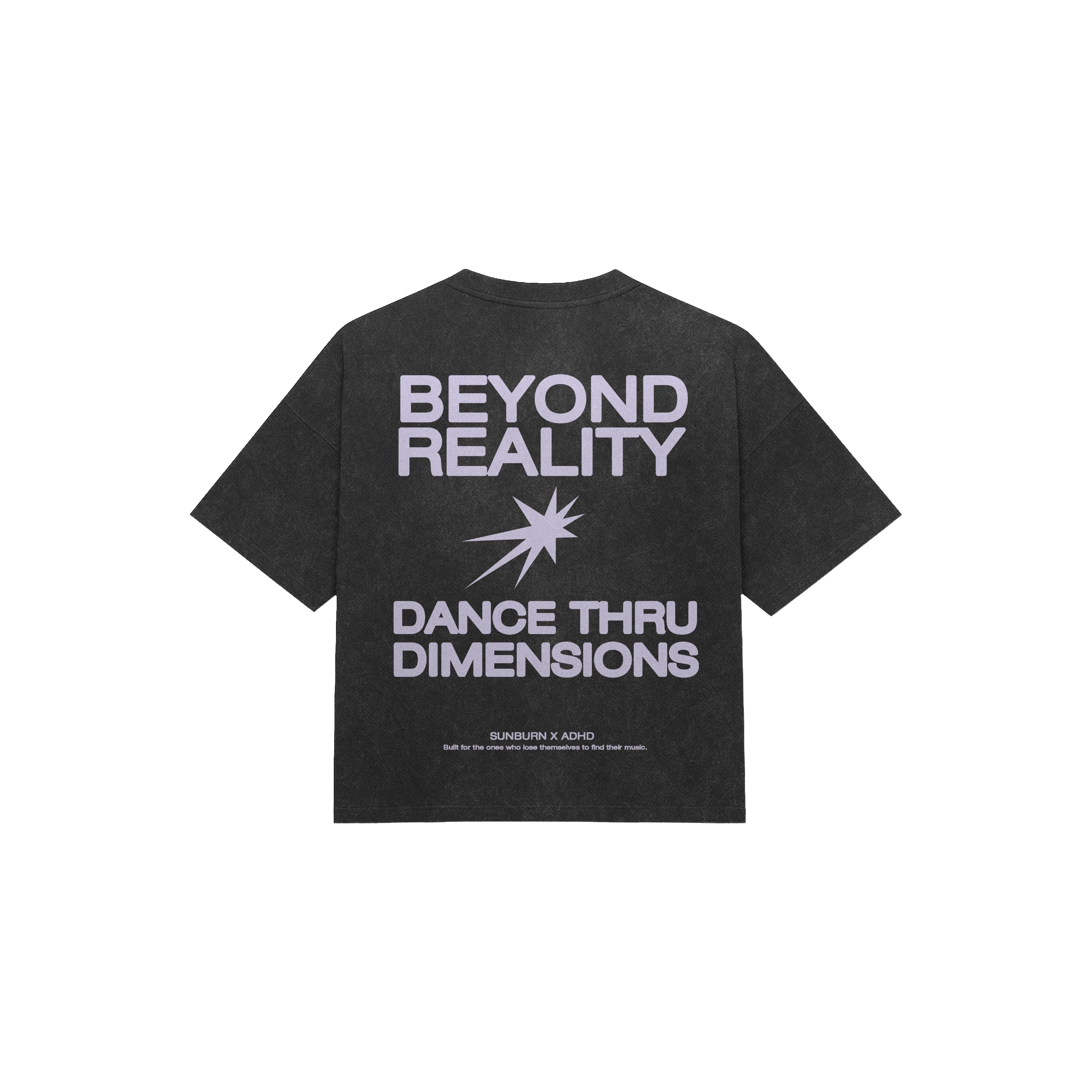 beyond reality acid wash oversized tee - Image 3