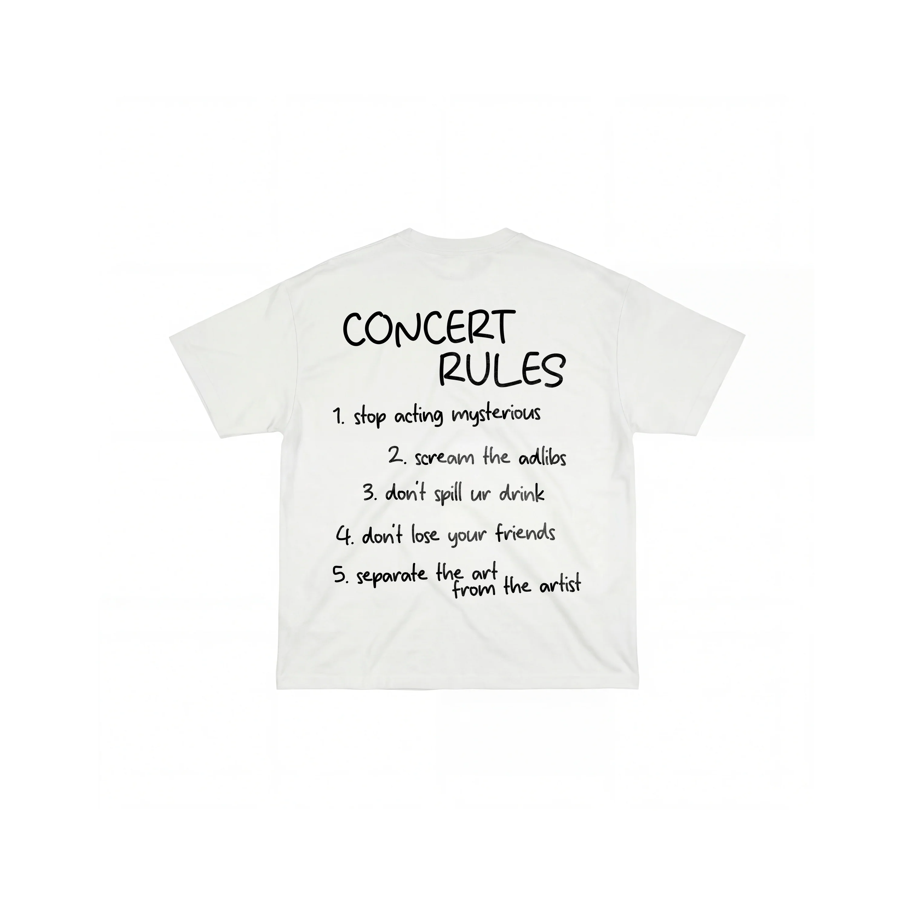 concert rules oversized tee - Image 3