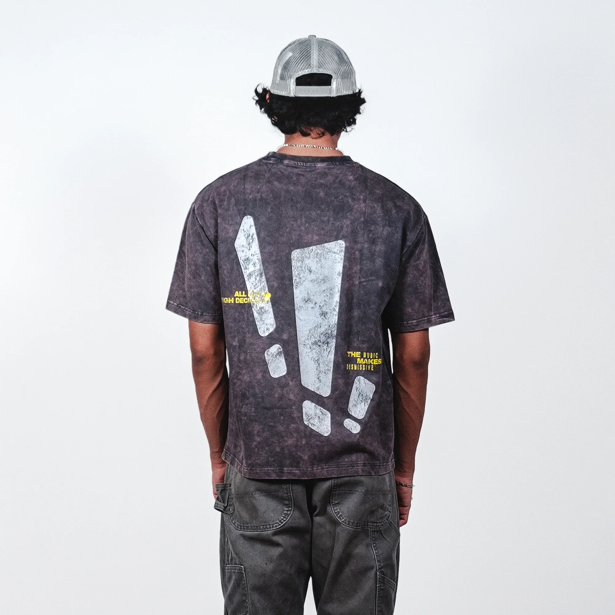 experimental rap washed oversized tee - Image 4