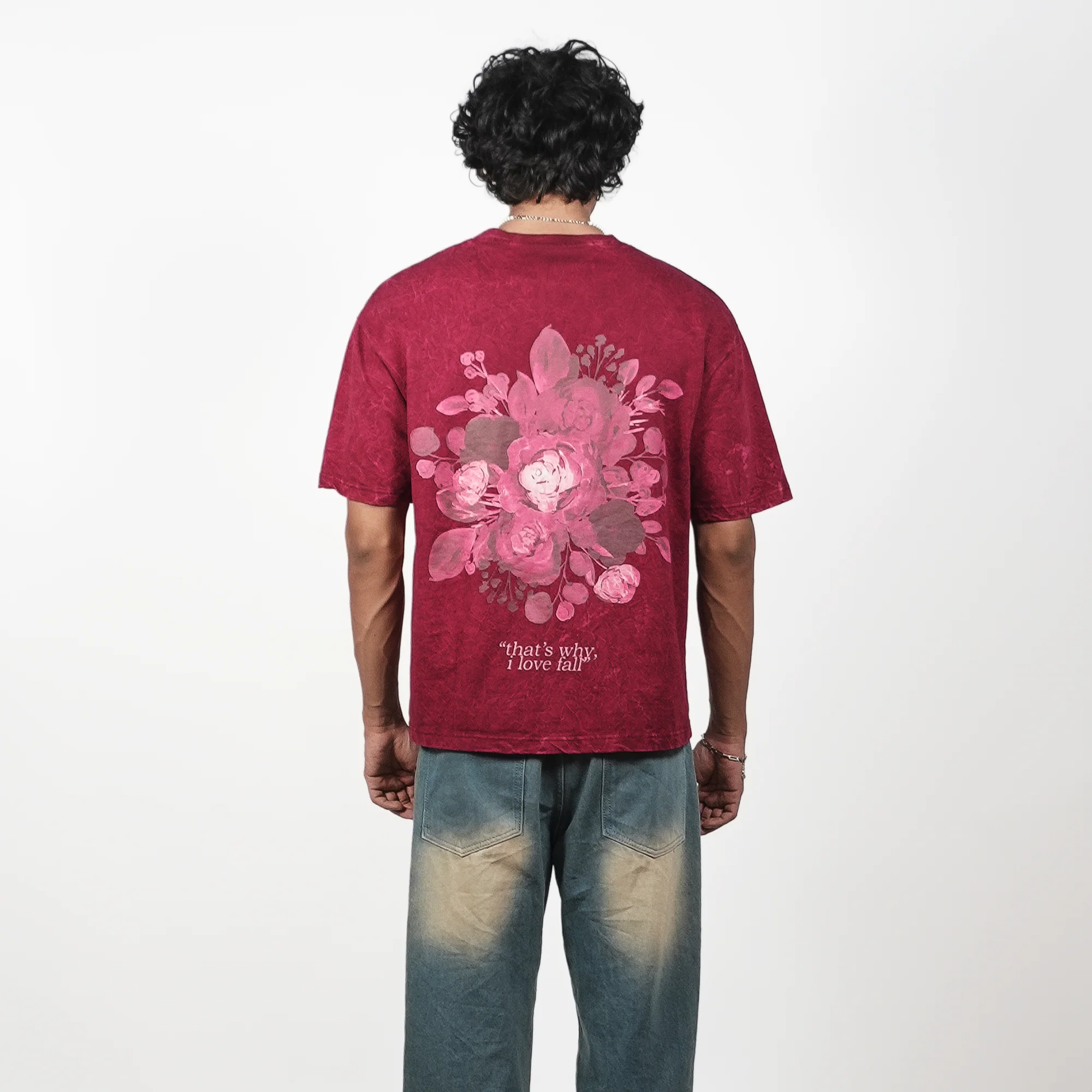 fell in love in oct v2 washed oversized tee - Image 4