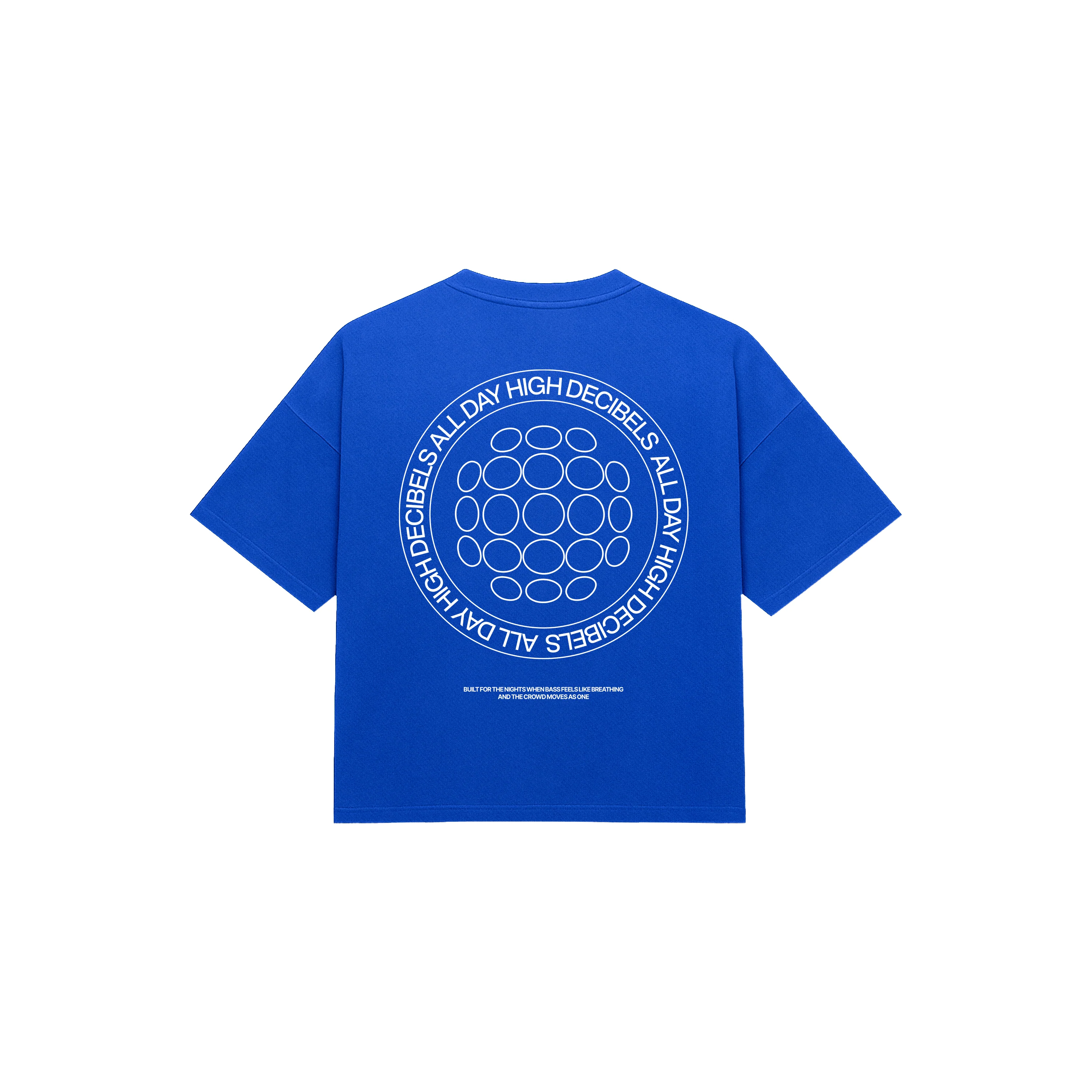 sunburn core logo oversized tee (royal blue) - Image 4