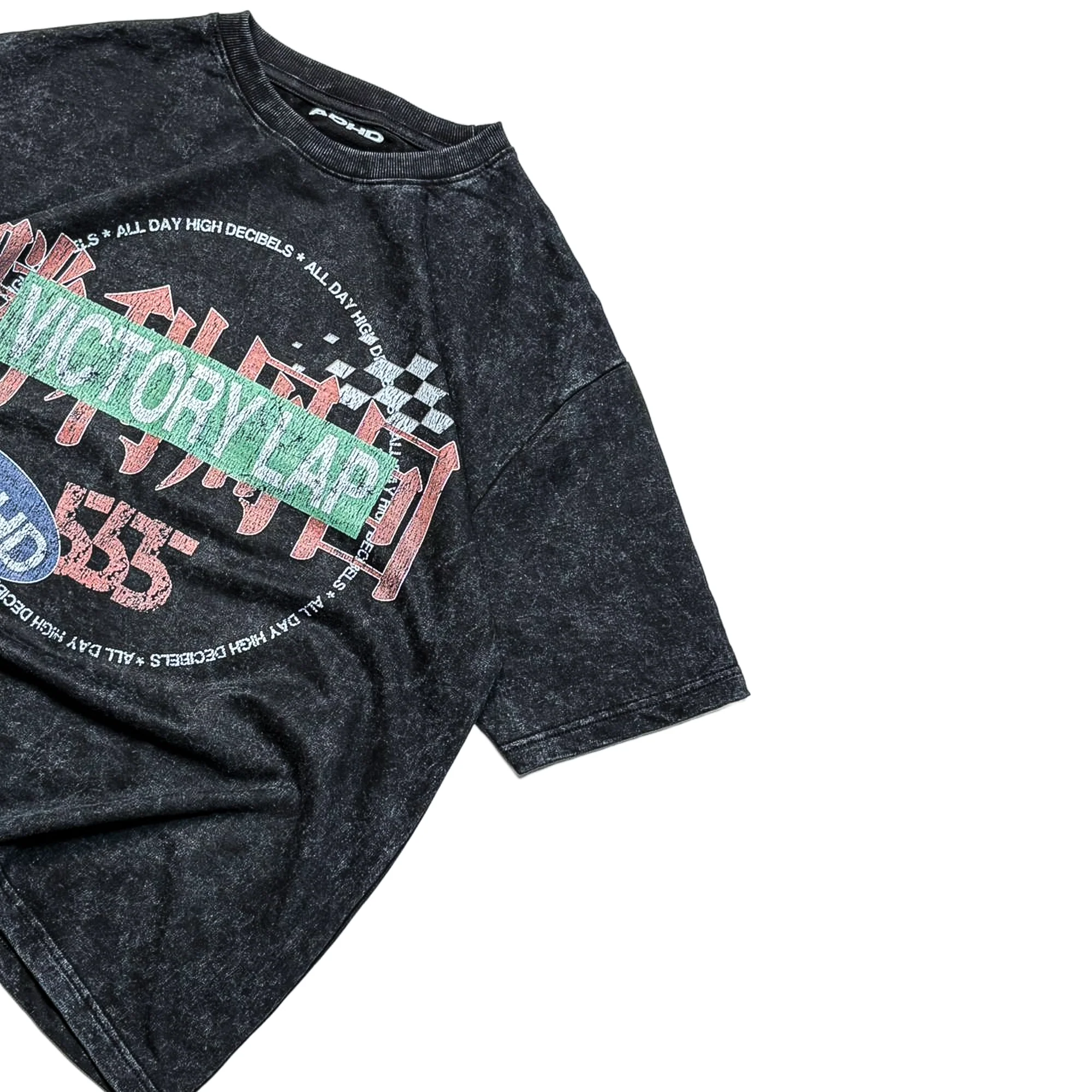 victory lap washed washed oversized tee - Image 3